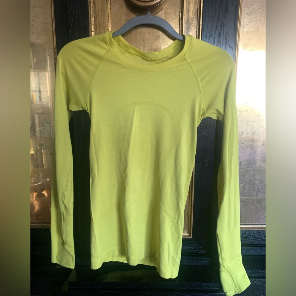 Green Long Sleeve with Thumb holes